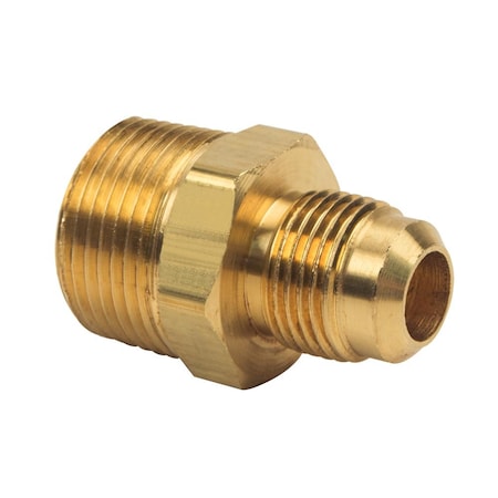 Thrifco Plumbing No. 48 1/2 Inch Flare x 3/4 Inch MIP Brass Adapter 4401140